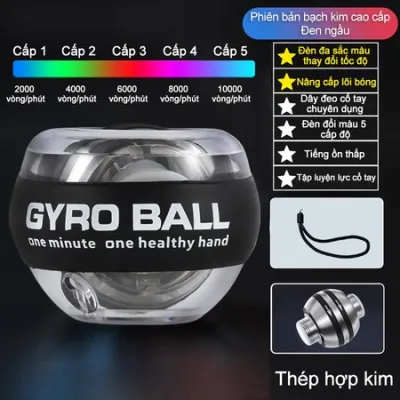 Bóng tập cổ tayBóng Tự Giải Tỏa Căng Thẳng Ngón Tay Có Đèn Màu luyện tập cơ bắp tay