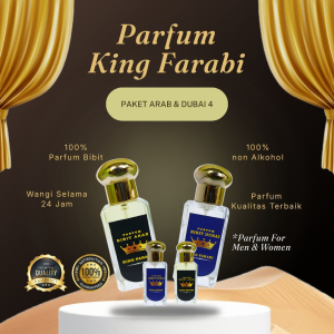 Paket Parfum King Farabi 35ml – Beli 1 Gratis 1 – Cocok Pria & Wanita