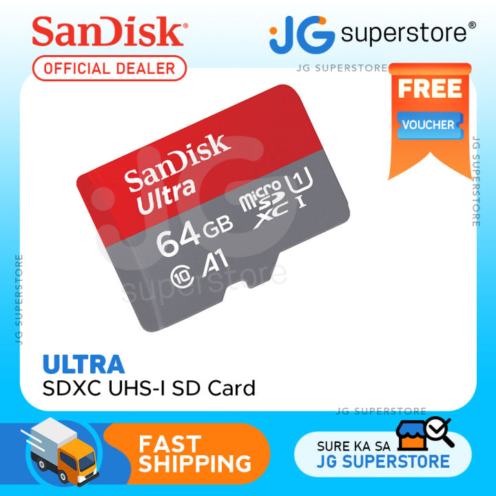 SanDisk Ultra 64GB SDXC UHS-I Micro SD Card with 120 mb/s Read