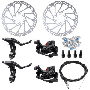 Mechanical Caliper Aluminum Alloy 160mm Disc Rotor Caliper Brake Set for Mountain Bike MTB Road Brake Caliper
