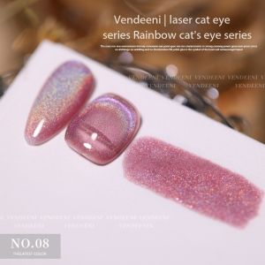 2nd 50% Off 9-Color Joker Colorful Rainbow Laser Cats Eye Nail Polish Set Special For Nail Shops
