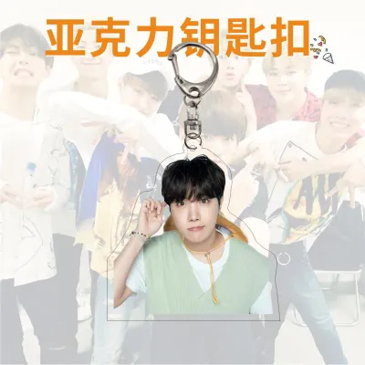 clu BTS acrylic keychain pendant key ring RM Jin SUGA j-hope Jimin V JUNG KOOK ulc