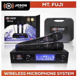 JOSON MT. Fuji Professional Diual Channel Wireless Microphone For Karaoke