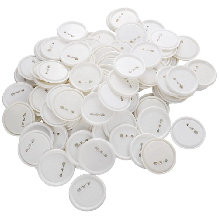 200 Sets 3 Inch 75mm Pin Back Button Parts for Button Maker Machine ...