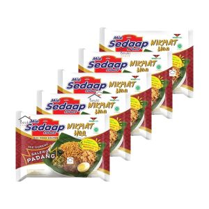 5PCS Mie Sedaap Salero Padang Mi Instan Goreng Sedap