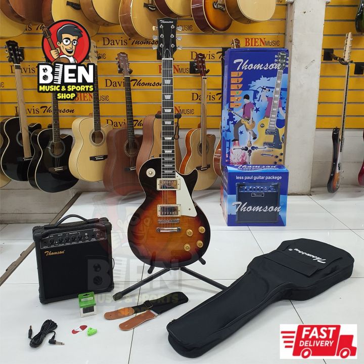 THOMSON LES PAUL ELECTRIC GUITAR COMPLETE PACKAGE 2022 EDITION CLASSIC SUNBURST Lazada PH
