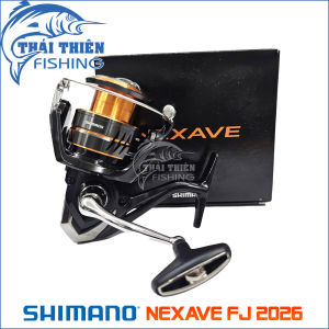 Máy Câu Cá Shimano Nexave FJ 2026 Chính Hãng Máy Câu Spinning Êm Mượt Câu Lure Câu Biển