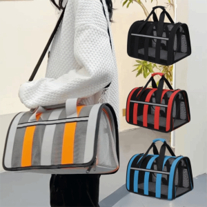 NEXASHOP Nylon Pet Carrier Bag Large Space Breathable Mesh Pet Outing Bag Pet Accessories Foldable Dog Cat Bag Outdoor Use