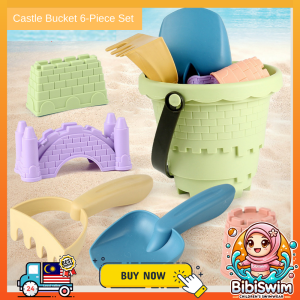BIBISWIM Kids Beach Sand Toy Durable Safety SandToys Mainan Pasir Pantai Building kit Shovels Tool Beach