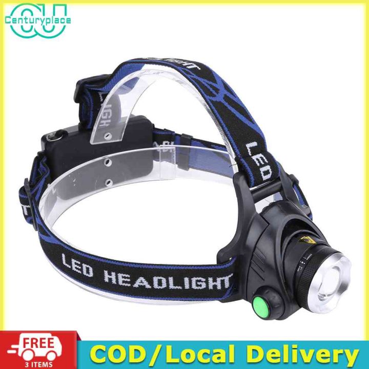Rechargeable Headlamp High Lumen, 3000L Super Bright Head Lamp, 90° Rotatable Head Lights For Forehead, Adjustable Focus Headlight Flashlight, 4Modes LED Headlamps For Adults Hardhat Camping (2Pack - View #2