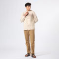 EDWIN JEANS - KOKO BILAL BEIGE Kemeja Lengan Panjang Baju Muslim Pria Top Man Muslim Shirt. 