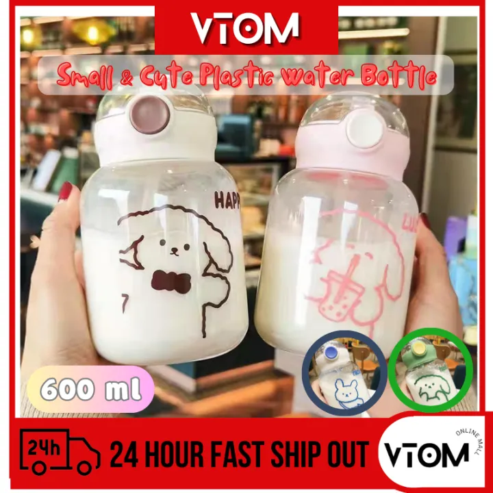 VTOM%20600ml%20Small%20And%20Cute%20Plastic%20Water%20Bottle%20With%20Straw%20For%20Kids%20(8cm%20x%2015cm)%20Drinking%20Botol%20Air%20Plastik%20Budak%20Murah%20-%20Image%202