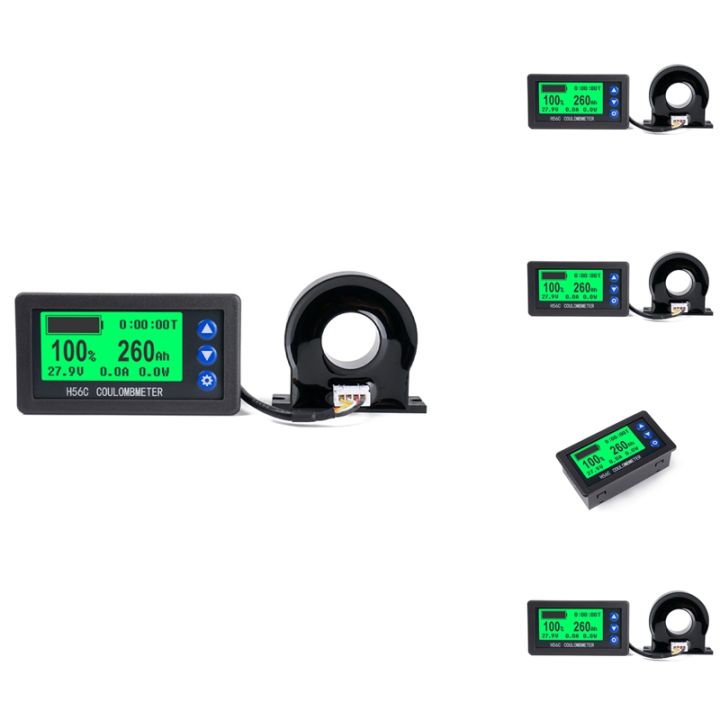 Monitor Batteria Hall Coulomb DC 8-100V 200A – Per LiFePO4, Piombo E Litio, Con Display LCD E Contatore Di Capacità