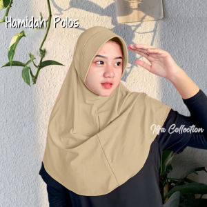 Bergo Hamidah Jersey Spandek Balon Premium Tanpa Tali samping Bahan Jatuh Lembut Cocok Daily Wear