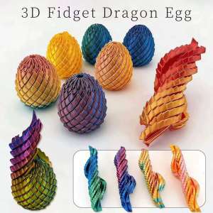 SSP Colorful 3D Dragon egg Fidget toys Stress relief toys for kids & Adults