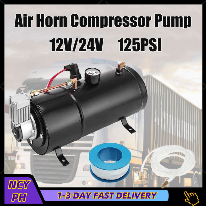 CarBole 125 PSI Universal Electric Fuel Pump – 12V High Pressure Inline For Diesel/Gas