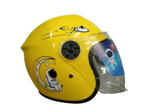 Helmet Budak Kids Helmet Motorcycle Children Security Cartoon Helmet Topi Keledar/ Suitable chidren 4-12 ye