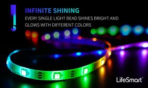 [SG STOCK] LifeSmart Cololight Smart LED Light Strip White and Color Ambiance 16 Million Color Dimmable LED Smart Light (Apps Control & Voice Control)