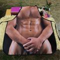 Novelty Cooking Gift Kitchen Muscle Men Baking Apron Sexy Men Bib Costume Funny BBQ Chef. 