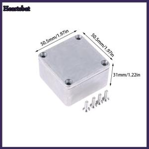 [Heartsbat] กล่องอลูมิเนียมหล่อพร้อมสกรูอุปกรณ์กีตาร์ตู้เหยียบ