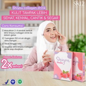 SHIYOU SR12 SERBUK MINUMAN KOLAGEN COLLAGEN DRINK PENCERAH KULIT ANTIAGING ATASI KERUTAN KULIT 150GR