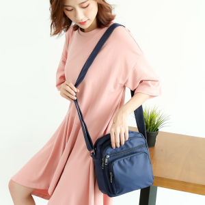 Xinranzj กระเป๋าคาดเอวยาวสะพายข้างกระเป๋าแฟชั่นทรงคนส่งเอกสารสำหรับไปเที่ยวกันน้ำมีหลายกระเป๋ากระเป๋าแคชเชียร์กระเป๋าสำหรับผู้หญิง