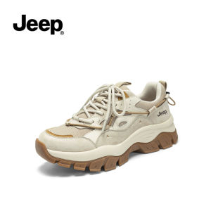 Jeep Mary Jane non slip mesh breathable height increasing sports outdoor casual womens shoes