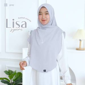 Azmeela Lisa Syari Pashmina Cutting Oval Crinkle Airflow - Anti Kusut