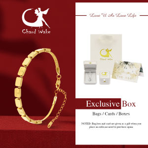 Chard Wake Wanita Gelang Titanium Love Style Korea Elegan Original Bracelet Emas Cewek