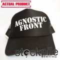 AGNOSTIC FRONT ROCK N ROLL BAND TRUCKER/NET CAP. 