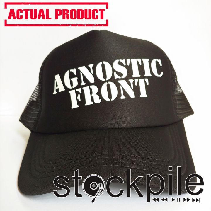 AGNOSTIC FRONT ROCK N ROLL BAND TRUCKER/NET CAP