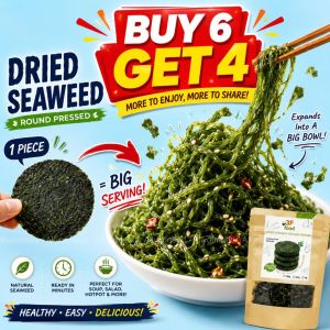 READY STOCK | Buy 6 Get 4 Dried Seaweed Round Pressed Wakame Seaweed Salad Hotpot Soup Healthy Food