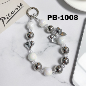 Candy color phone bead chain accessories cutie beautiful hanging holder lanyard