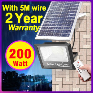 3 Year Warranty 45W 200W 500W Solar Led Outdoor Flood Light Street Lamp IP67 Waterproof With Remote