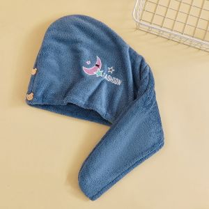 HTF.korean cute Quick Dry Hair Cap Turban Wrap Towel Hat Bathroom