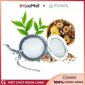 Bóng lưới lọc trà bằng inox GUfoods - Chất liệu bền đẹp Thân thiện môi trường Tái sử dụng nhiều lần Tiện lợi Sống xanh cùng GU