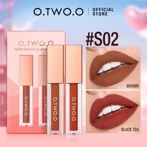 【BUY 1 TAKE 1 】O.TWO.O Lipgloss Velete Matte/ Jelly Watery Moisturizing Lip Tint Kissproof Matte Waterproof Long Lasting Liquid Lipstick Cosmetic
