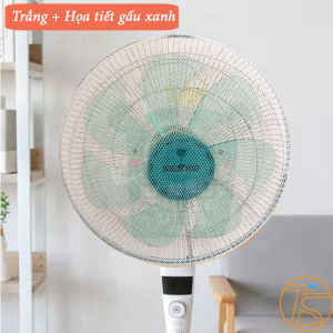 Túi lưới vải bọc lồng quạt máy bảo vệ an toàn cho bé từ size 40 cm và 45 cm Trùm quạt máy