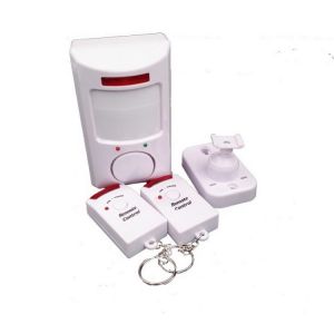 Alarm Anti Maling Infrared PIR Sensor Gerak YL110 Alaram Security Home Dengan 2 Remote Control