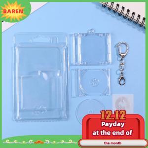 BAREN 1 bộ mini NFC chức năng CD đĩa trường hợp Móc Chìa Khóa thiết bị ngoại vi kỷ niệm Album Key chủ cho tự làm ba lô Mặt dây chuyền