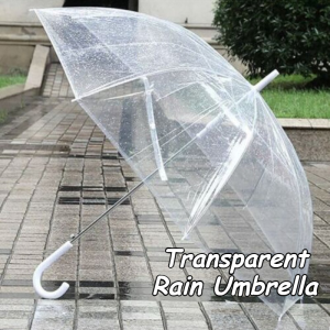 Transparent Rain Umbrella | Stylish Clear Bubble Umbrella With Comfort Grip Handle For Outdoor Use