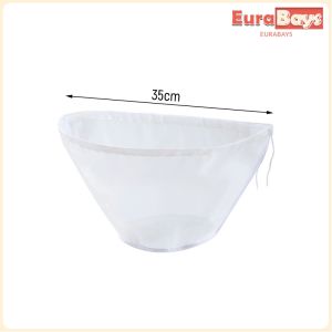 E.B. Reusable Mesh Soy Milk Strainer Juice Nut Milk Tea Nylon Filter Bag Bowl-shaped Food Coffee Filter