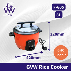 GVW Periuk Nasi Elektrik Rice Cooker Kitchen Rice Cooker Non Stick Stainless Steel Rice Cooker