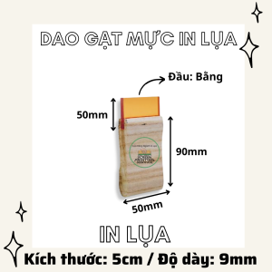 Dao gạt mực in lụa dày 9mm độ cứng 75 độ (Cứng)