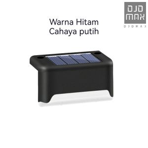 DJDMax Lampu Led Tangga Tenaga Surya Lampu Solar Outdoor Lampu Pagar Led Light Waterproof Panel Hiasan Rumah Teras Dan Taman Anti Air Tanpa Listrik / Lampu Panel Hiasan Rumah Teras 1 Box Isi 4Pcs Sensor Cahaya / Lampu Tangga Outdoor