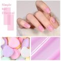 Jelly Nude Gel  Set, 10Pcs Sheer Milky White Pink Transparent Gel Polish Kit UV LED  Polish Colors Varnish Nail Art DIY Salon 7ML. 