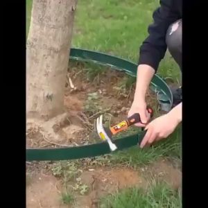 Plastic Garden Edging Border 5M/10M gGrass Edging Decor Fence Landscape Edging Plastic Garden Border