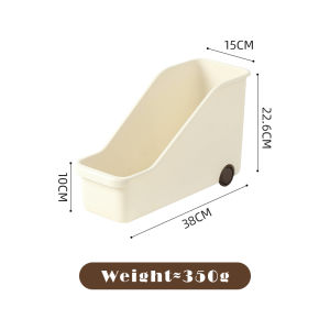 ตู้ครัวมีที่เก็บของพร้อมโรลเลอร์ฝาหม้อออแกไนเซอร์แร็คกล่องเก็บของกล่องคัดแยกของจิปาถะสารพัดประโยชน์ชั้นวางแบบประหยัดเนื้อที่จัดระเบียบของจิปาถะ