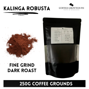 Coffee Grounds PH - Kalinga Robusta 250g Fine Grind Coffee | Organic Coffee in Resealable Pouch