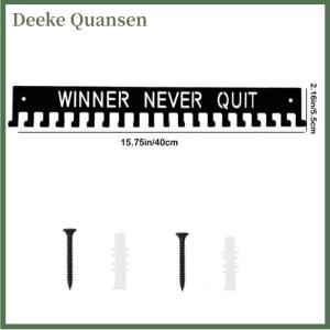 Deeke Medal Display Rack Metal Medal Hanger Holder Organizer Wall Mounted Large Capacity Award Holder For Race Soccer Karate